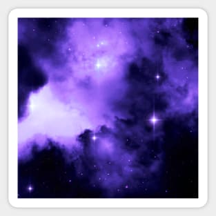 Colorful Universe Nebula Galaxy And Stars Sticker